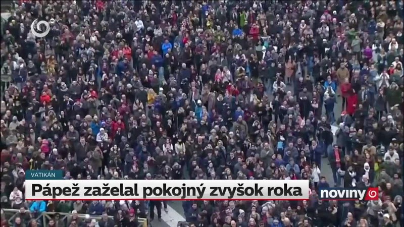 Pápež zaželal pokojný zvyšok roka