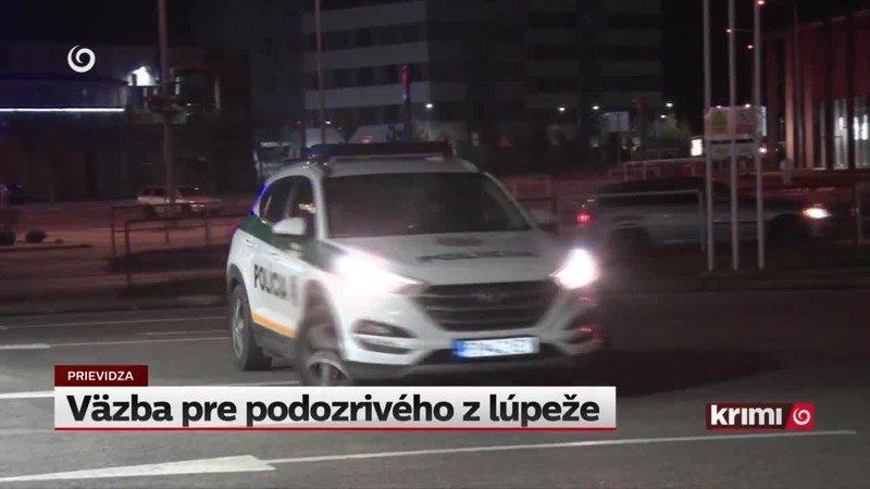 Väzba pre podozrivého z lúpeže