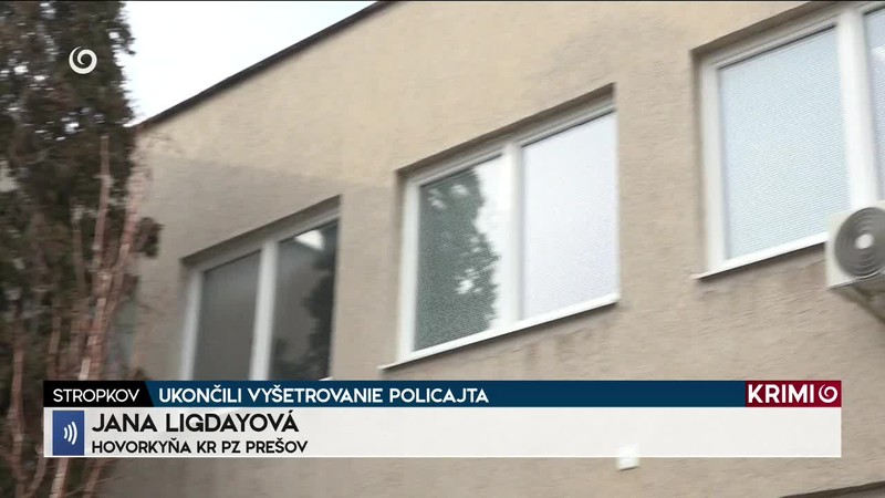 UKONČILI VYŠETROVANIE POLICAJTA