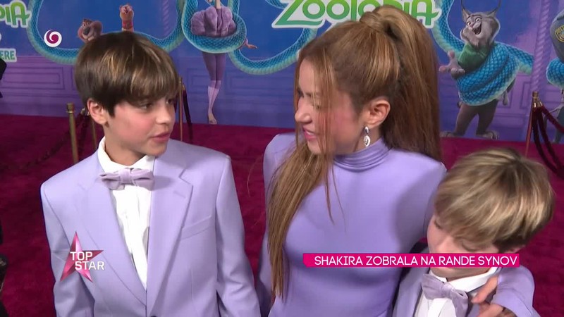 SHAKIRA ZOBRALA NA RANDE SYNOV