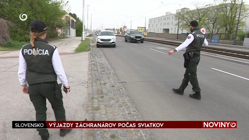VÝJAZDY ZÁCHRANÁROV POČAS SVIATKOV