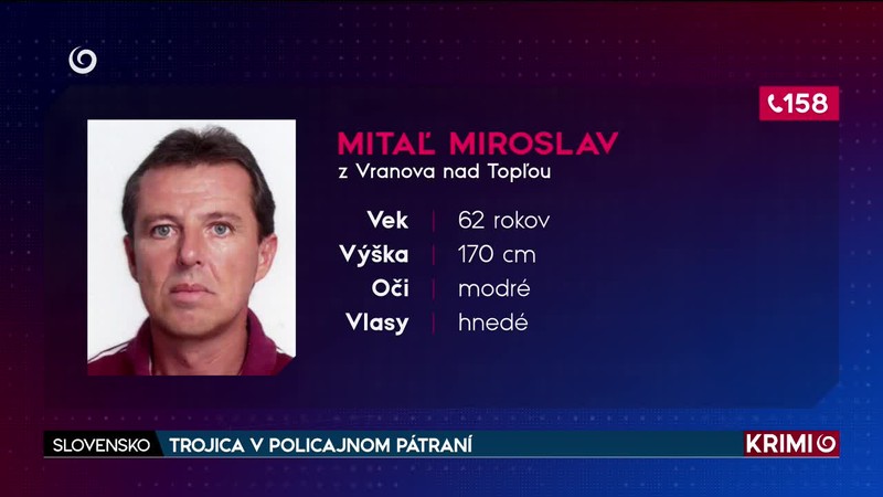 TROJICA V POLICAJNOM PÁTRANÍ