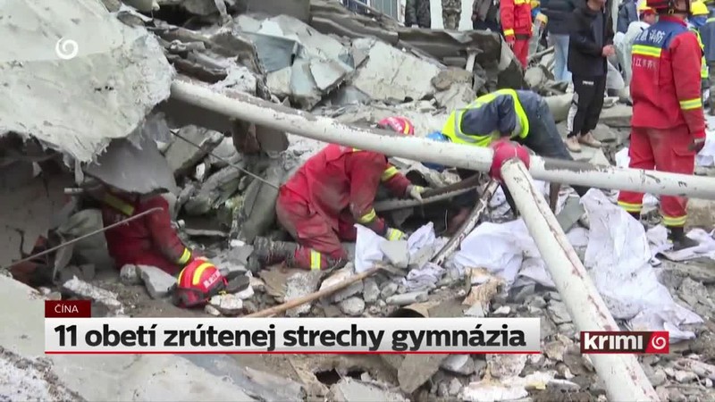 11 obetí zrútenej strechy gymnázia