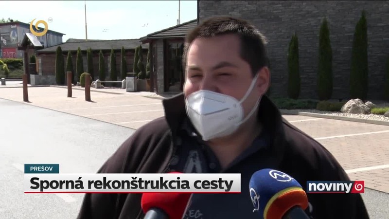 Sporná rekonštrukcia cesty