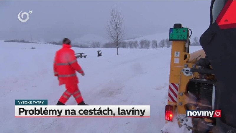 Problémy na cestách, lavíny