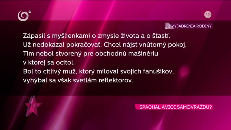 Spáchal Avicii samovraždu?