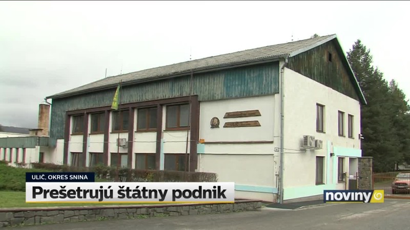 Prešetrujú štátny podnik
