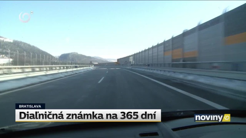 Diaľničná známka na 365 dní