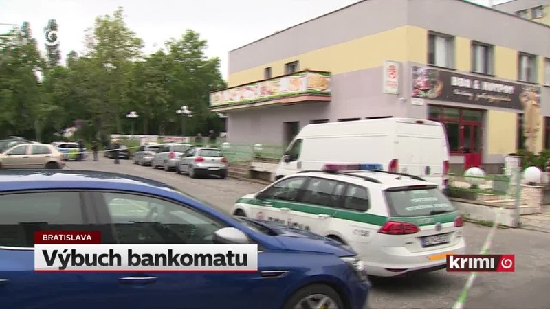 Výbuch bankomatu