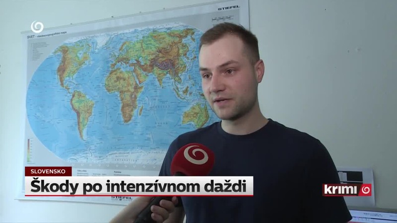 Škody po intenzívnom daždi