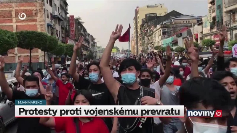 Protesty proti vojenskému prevratu