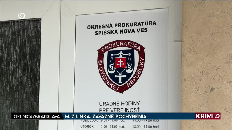 M. ŽILINKA: ZÁVAŽNÉ POCHYBENIA