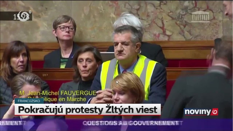 Pokračujú protesty Žltých viest