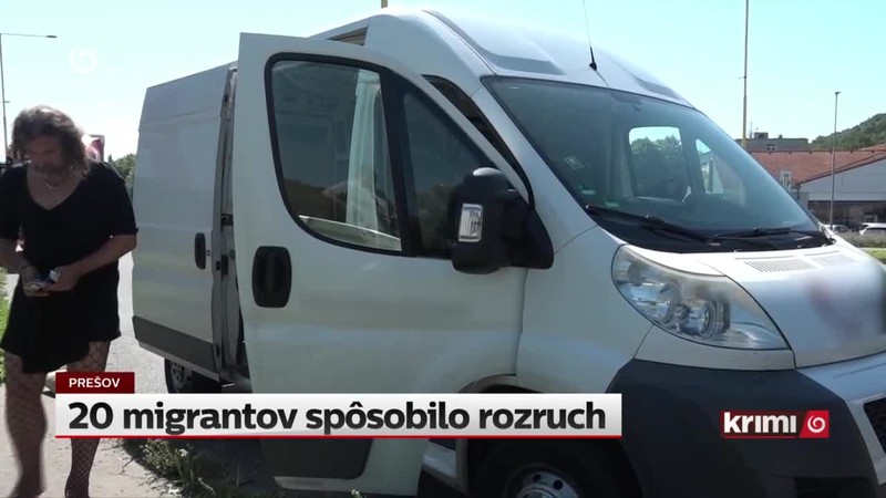 20 migrantov spôsobilo rozruch