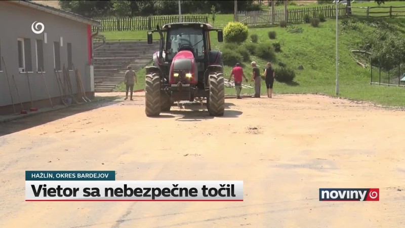 Vietor sa nebezpečne točil