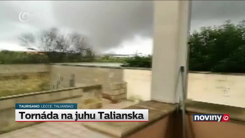 Tornáda na juhu Talianska