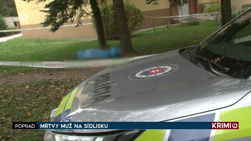 MŔTVY MUŽ NA SÍDLISKU