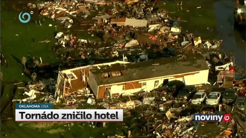 Tornádo zničilo hotel