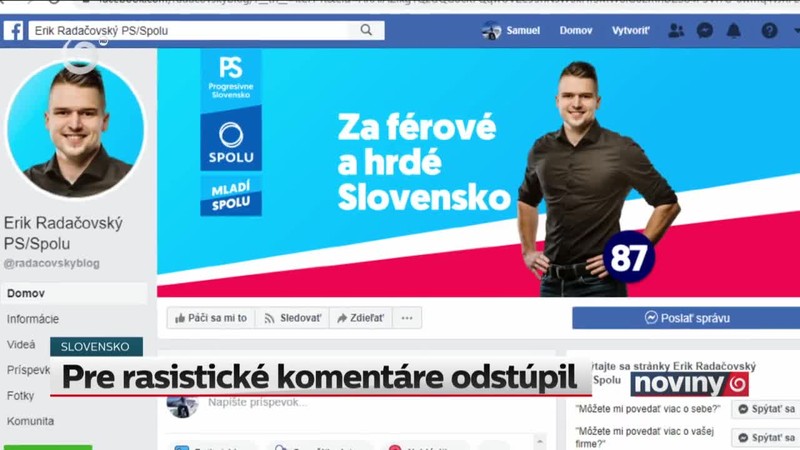 Pre rasistické komentáre odstúpil