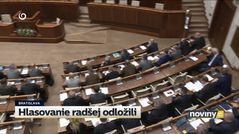 Hlasovanie radšej odložili