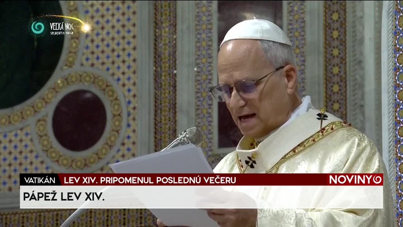 LEV XIV. PRIPOMENUL POSLEDNÚ VEČERU
