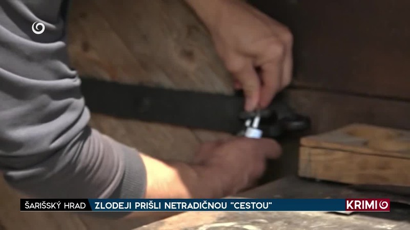 ZLODEJI PRIŠLI NETRADIČNOU "CESTOU"