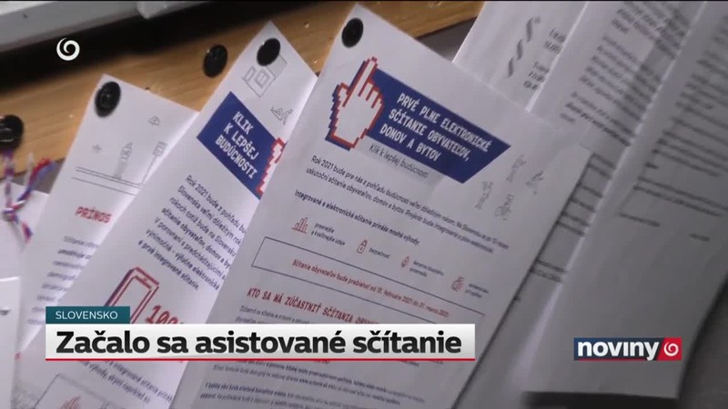 Začalo sa asistované sčítanie