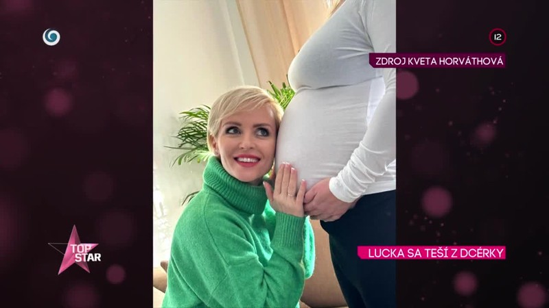 Lucka sa teší z dcérky