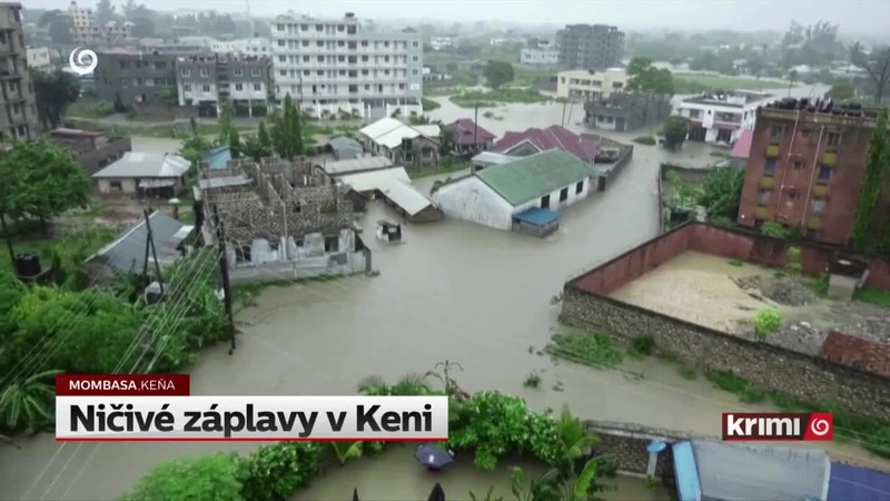 Ničivé záplavy v Keni