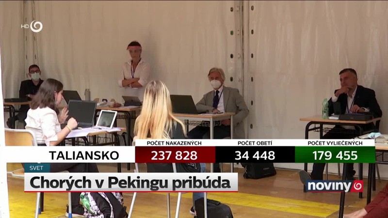 Chorých v Pekingu pribúda