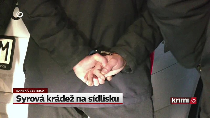 Syrová krádež na sídlisku