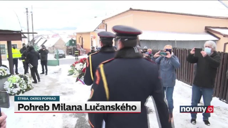 Pohreb Milana Lučanského