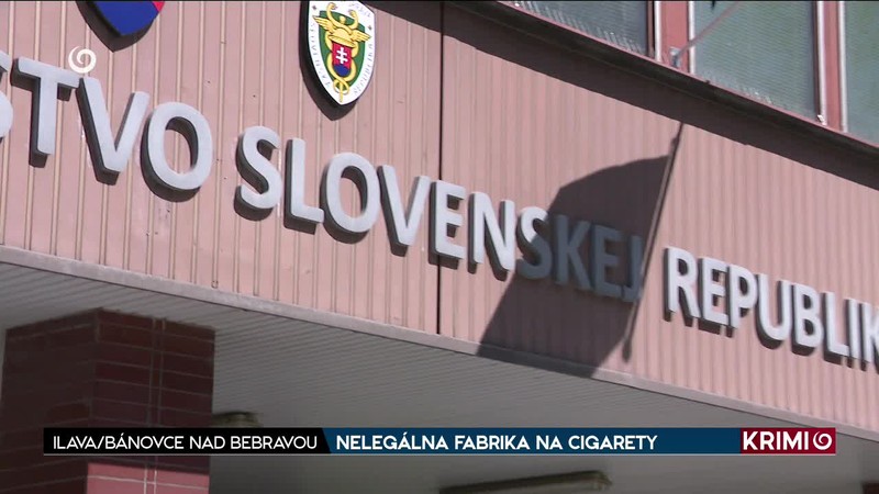 NELEGÁLNA FABRIKA NA CIGARETY