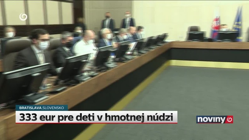 333 eur pre deti v hmotnej núdzi