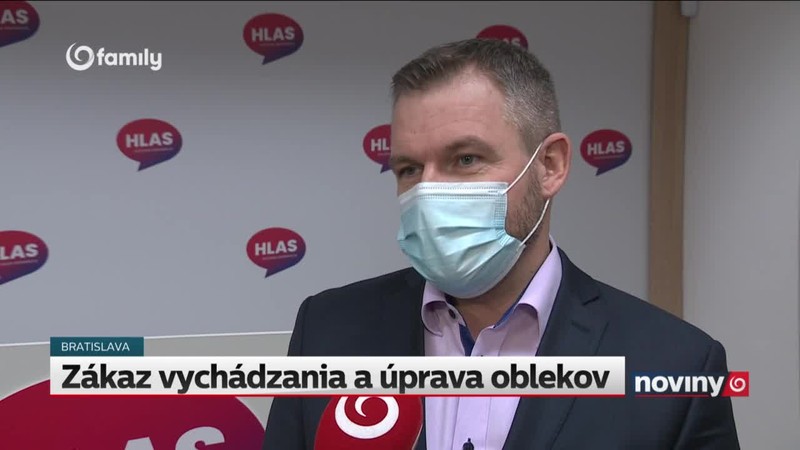 Zákaz vychádzania a úprava oblekov