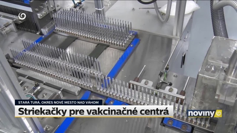 Striekačky pre vakcinačné centrá