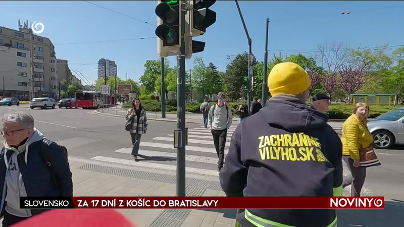 ZA 17 DNÍ Z KOŠÍC DO BRATISLAVY