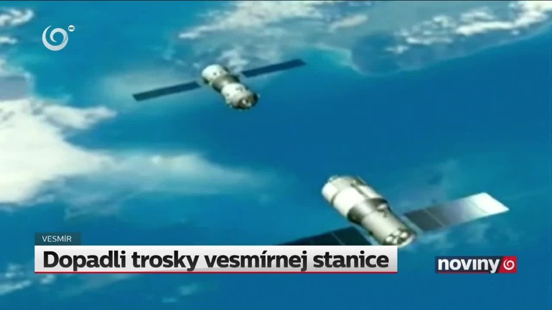 Dopadli trosky vesmírnej stanice