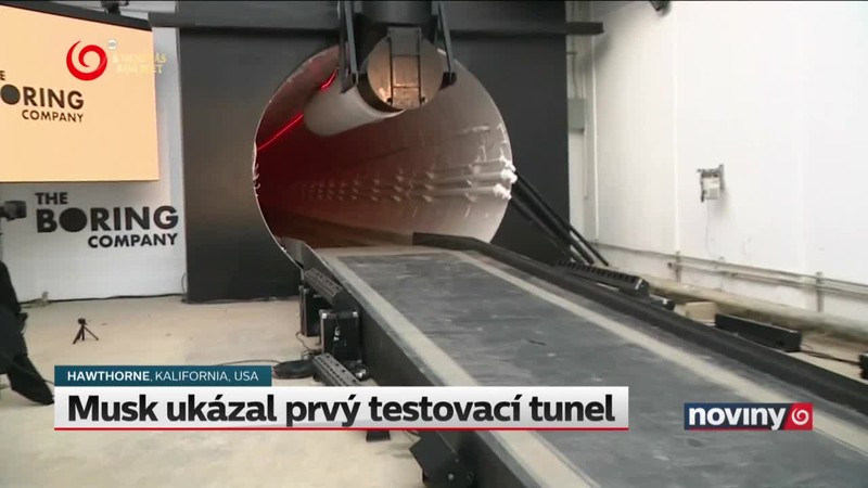 Musk ukázal prvý testovací tunel