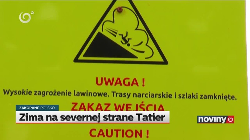 Zima na severnej strane Tatier