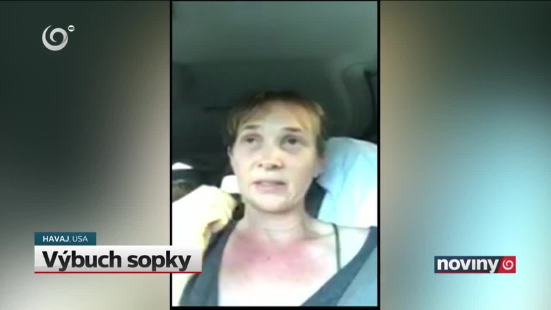 Výbuch sopky