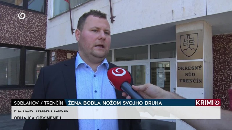 ŽENA BODLA NOŽOM SVOJHO DRUHA