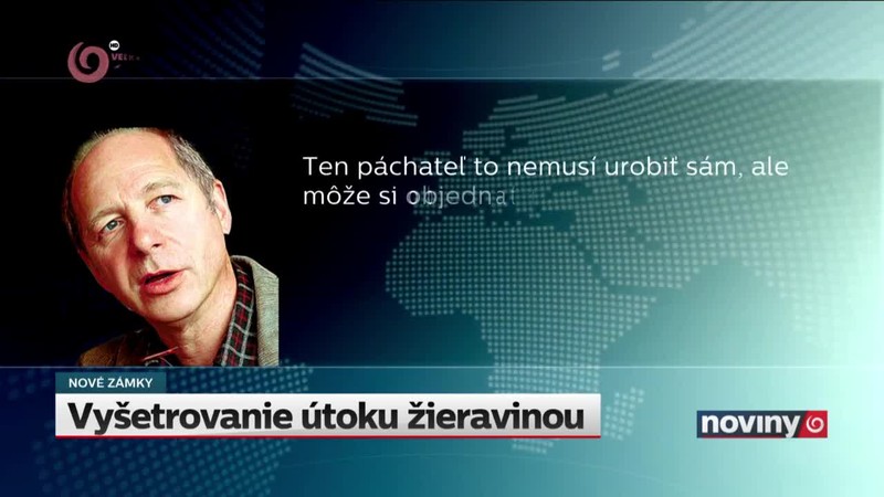 Vyšetrovanie útoku žieravinou