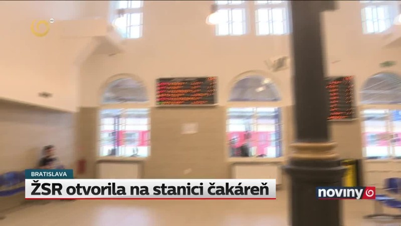 ŽSR otvorila na stanici čakáreň