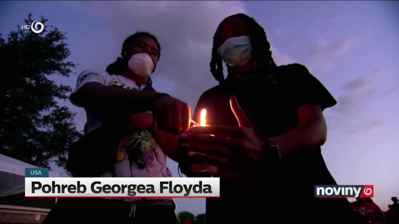 Pohreb Georgea Floyda