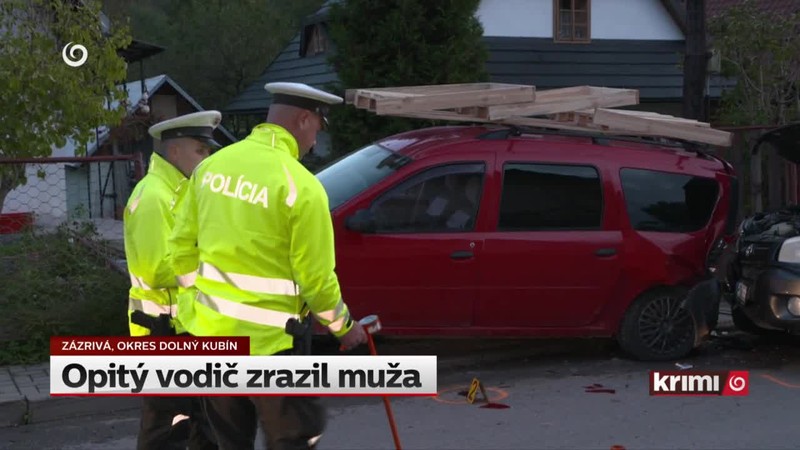 Opitý vodič zrazil muža