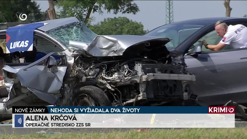 NEHODA SI VYŽIADALA DVA ŽIVOTY