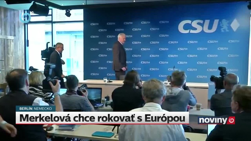 Merkelová chce rokovať s Európou