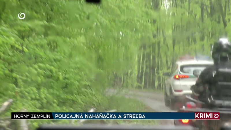 POLICAJNÁ NAHÁŇAČKA A STREĽBA