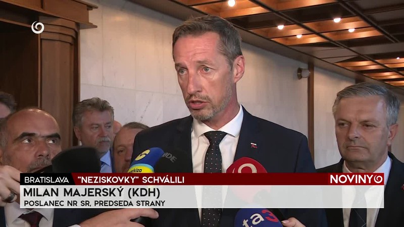 "NEZISKOVKY" SCHVÁLILI